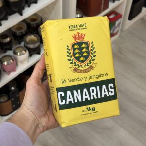 Yerba Canarias te verde y jengibre