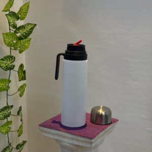 Termo media manija blanco 1L